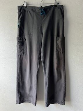 Carhartt Men's PL Gray Cargo Scrub Pants Drawstring Utility Nurse Medical